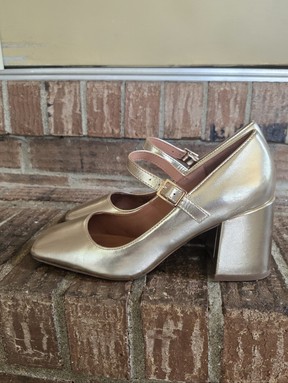 Asos Gold Mary Janes 7